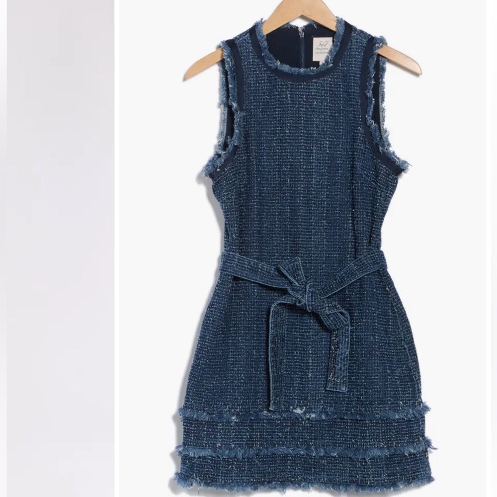 Cinq à Sept Mindie sleeveless cotton boucle dress NWT size 4